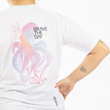 MAILLOT EN MESH MANCHE COURTE - FEMMES
